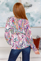 White Birch Pick a Color Peplum Blouse Tops