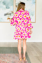 GeeGee Magnificently Mod Floral Shirt Dress Dresses