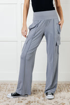 Rae Mode Race to Relax Cargo Pants in Rhino Grey Activewear