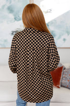 Very J Safe Secrets Checkered Shacket Jackets
