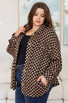 Very J Safe Secrets Checkered Shacket Jackets