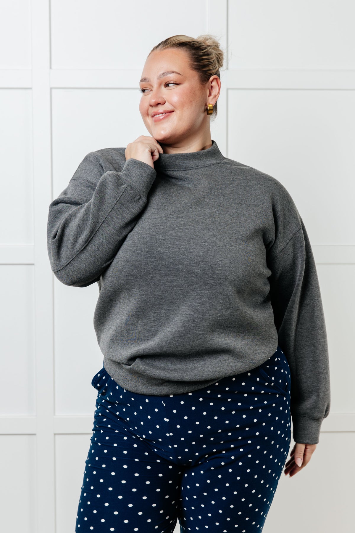 Rae Mode Settle In Mock Neck Sweatshirt Tops