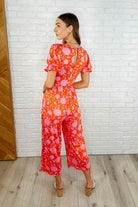 Haptics She's got Mojo Puff Sleeve Jumpsuit Womens