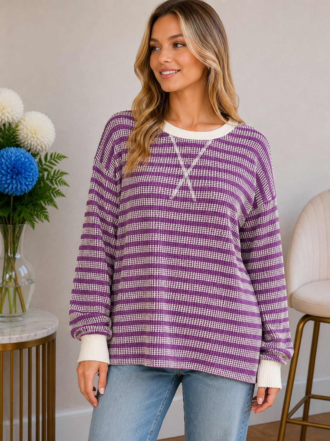 Zenana Simply the Best Striped Top Tops