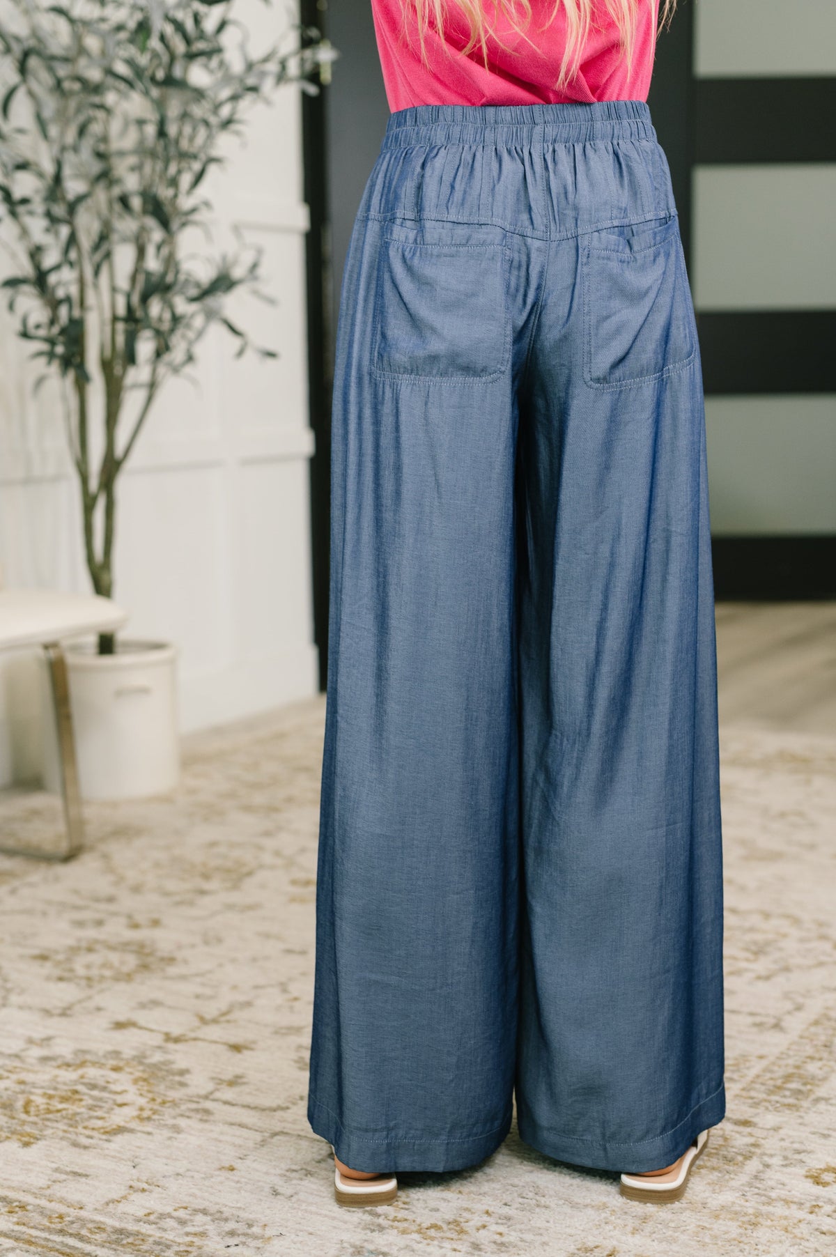Haptics Stroll With a Friend Wide Leg Bottoms Pants