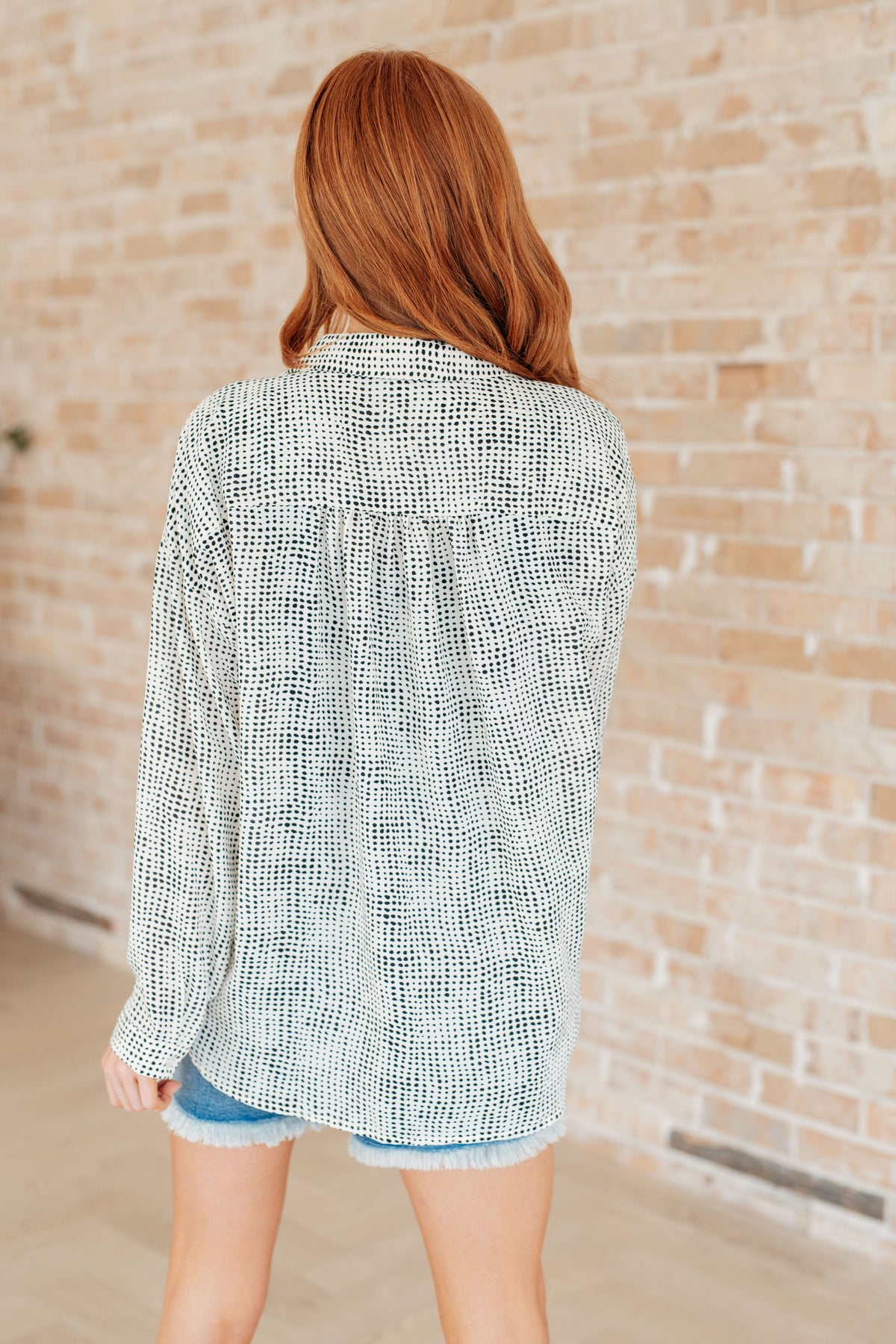 Jodifl Terms of Endearment Dolman Sleeve Button Up Tops