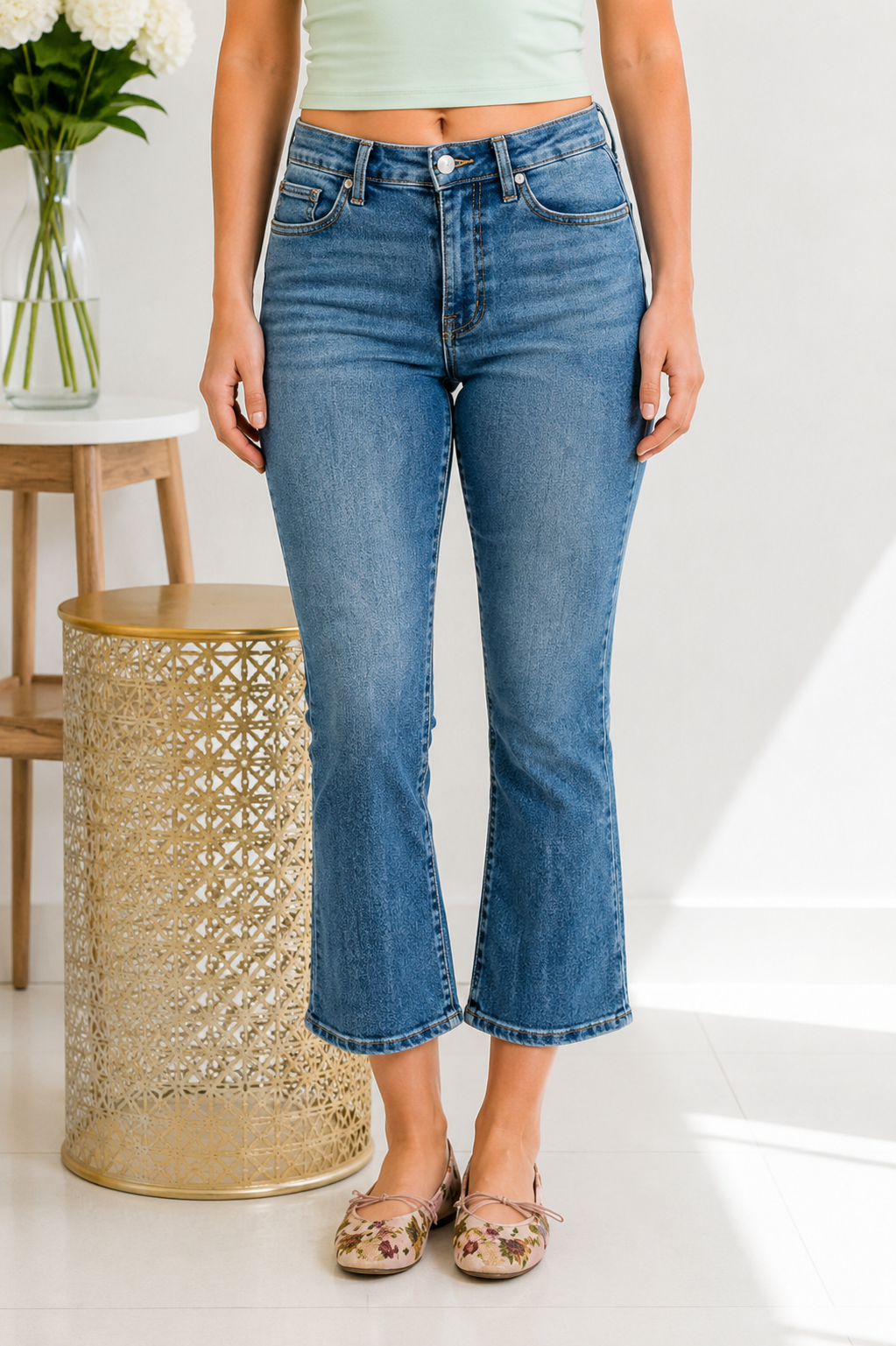 Judy Blue The Harper Crop Flare Judy Blues