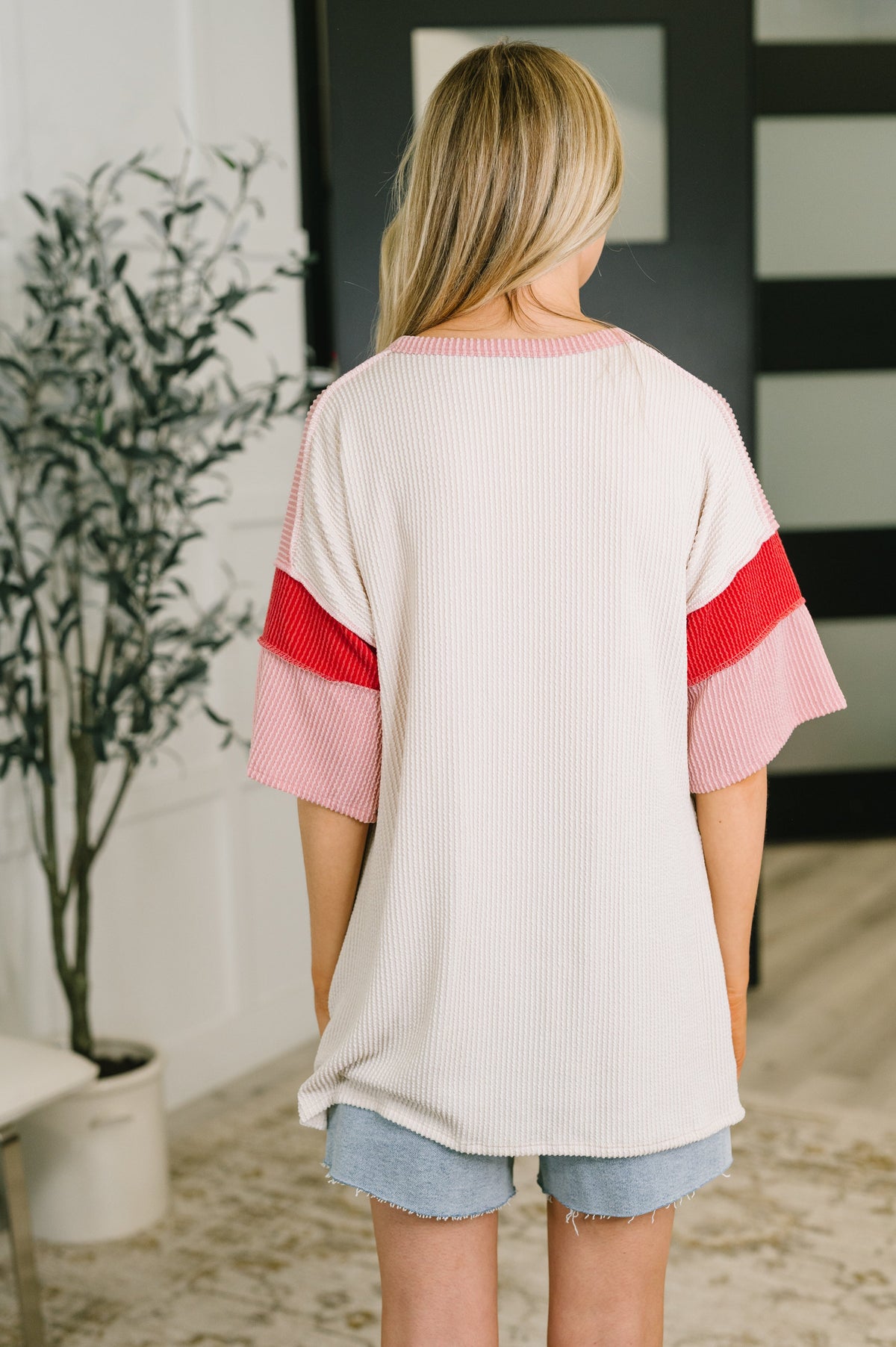 Heimish This I Know Henley Contrast Top Tops