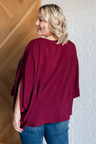 Andree By Unit Universal Philosophy Blouse in Wine Blouses