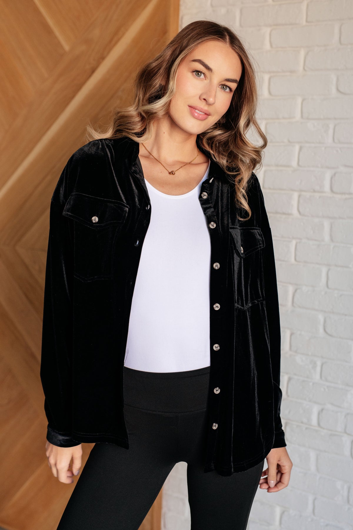 Jodifl What Are the Odds Button Down Shirts & Tops