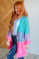 BiBi When We're Grooving Open Front Cardigan Cardigans