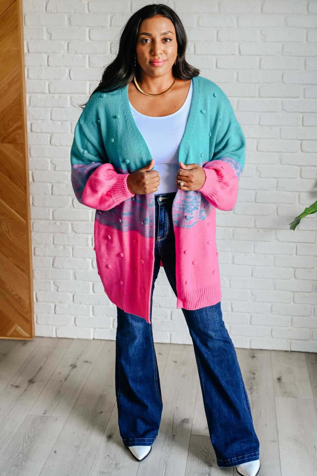 BiBi When We're Grooving Open Front Cardigan Cardigans