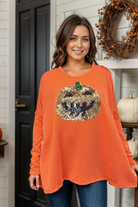 Heimish Pumpkin Queen Long Sleeve Tops