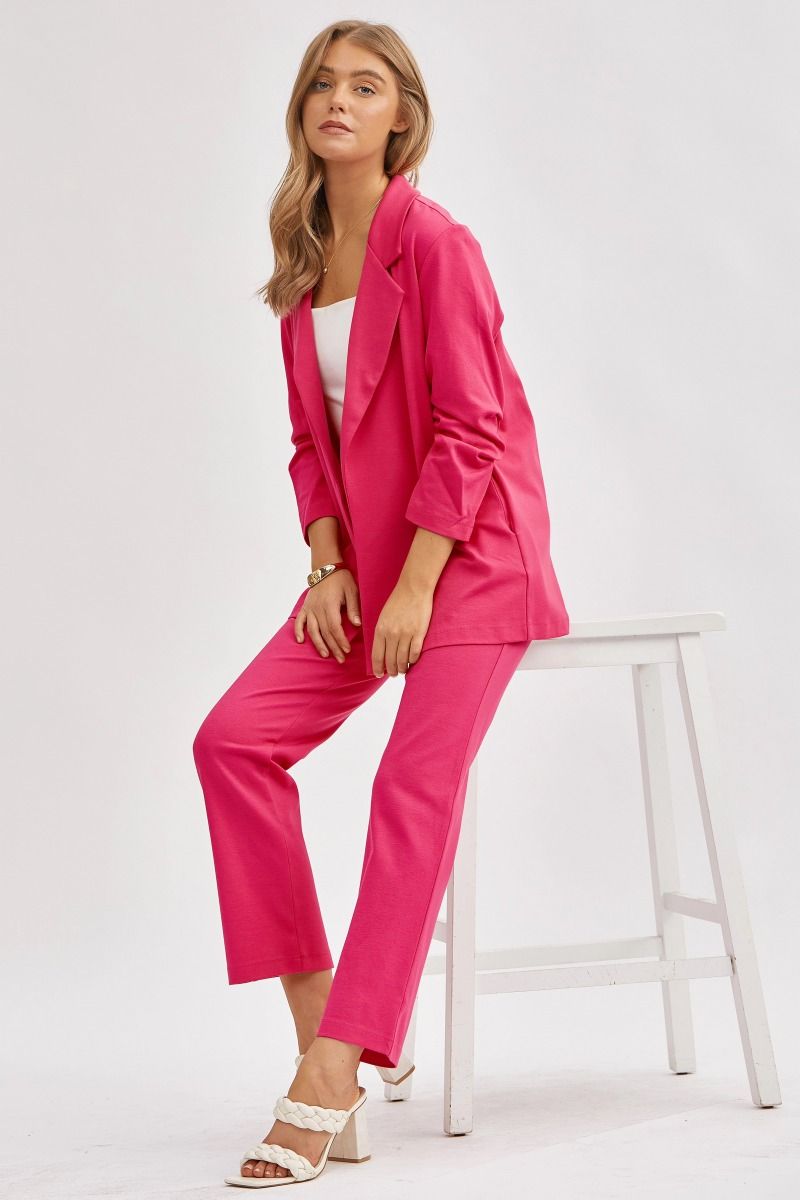 Dear Scarlett Magic 3/4 Blazer Womens