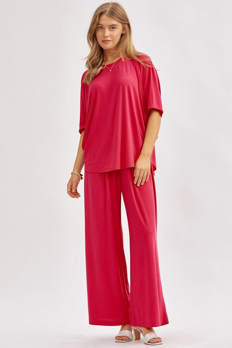Dear Scarlett Coastal Set in 7 colors! Fuchsia Womens