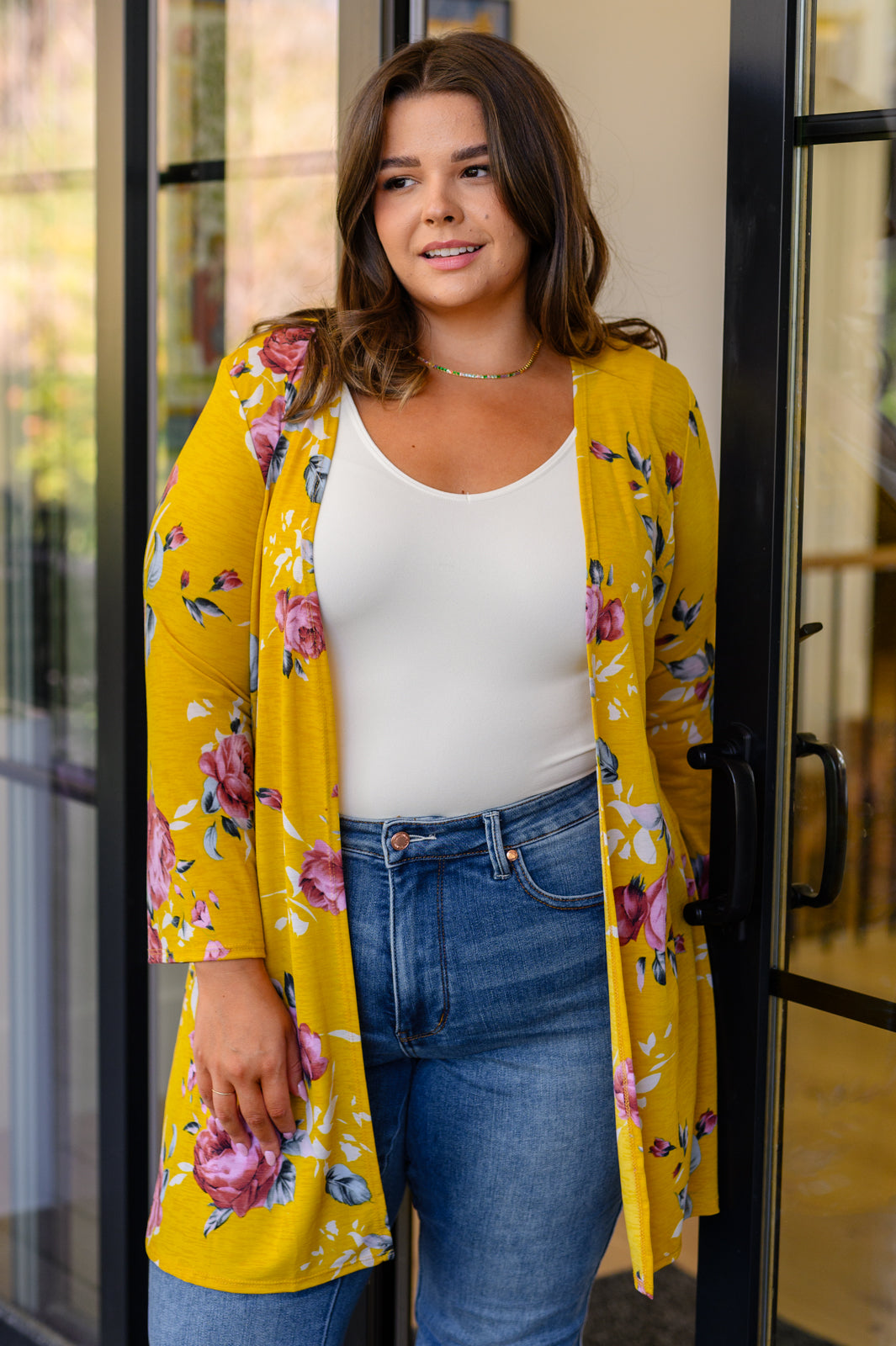 Heimish Grow As You Go Floral Cardigan Shirts & Tops