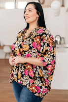 Andree By Unit Take Another Chance Floral Print Top Shirts & Tops