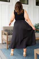 Jodifl Timeless Tale Maxi Skirt in Black Womens