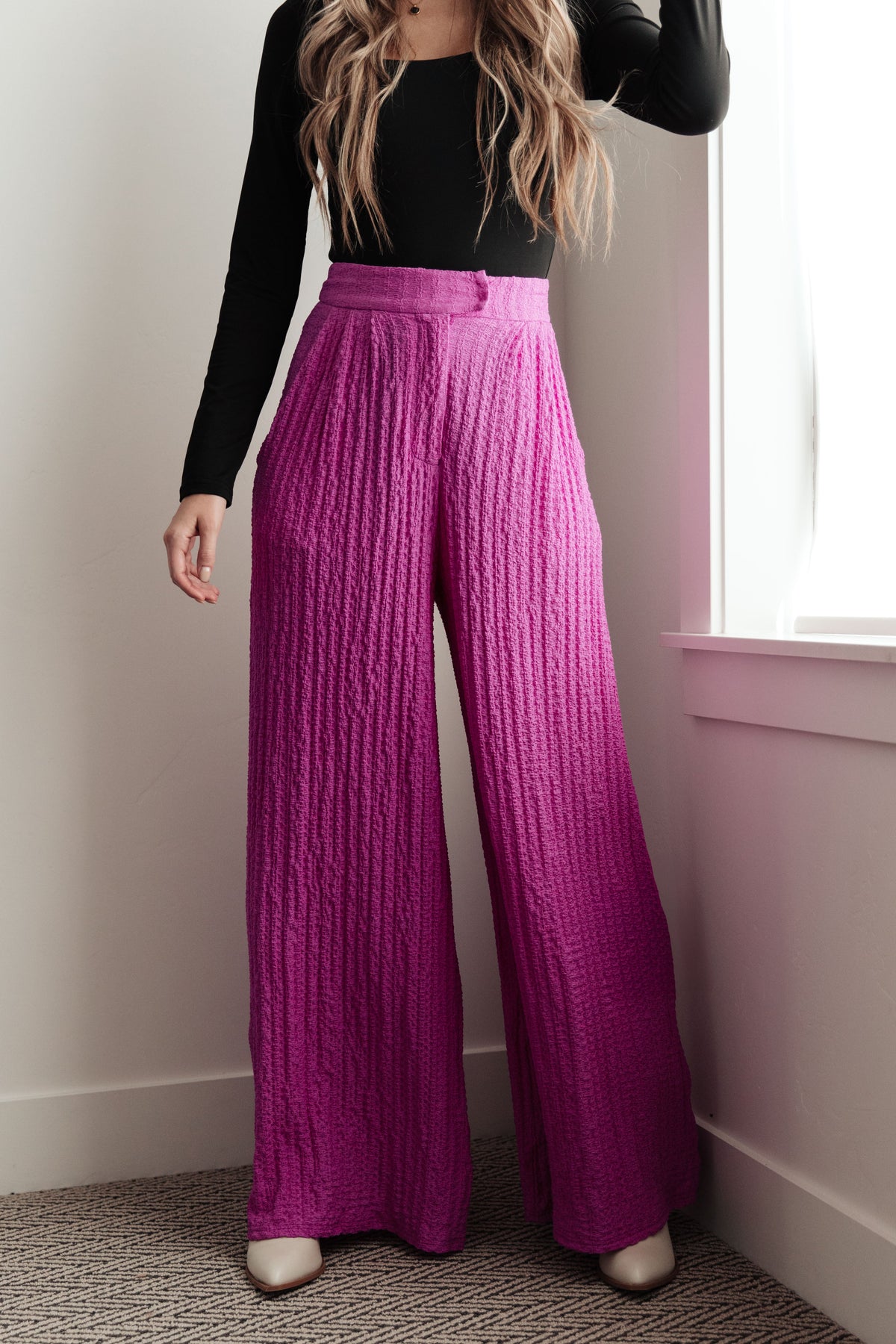 Davi & Dani Totally Crazy Still Wide Leg Pants 3XL Pants