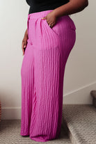 Davi & Dani Totally Crazy Still Wide Leg Pants Pants