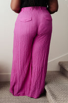 Davi & Dani Totally Crazy Still Wide Leg Pants Pants